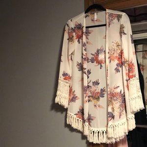 Floral kimono